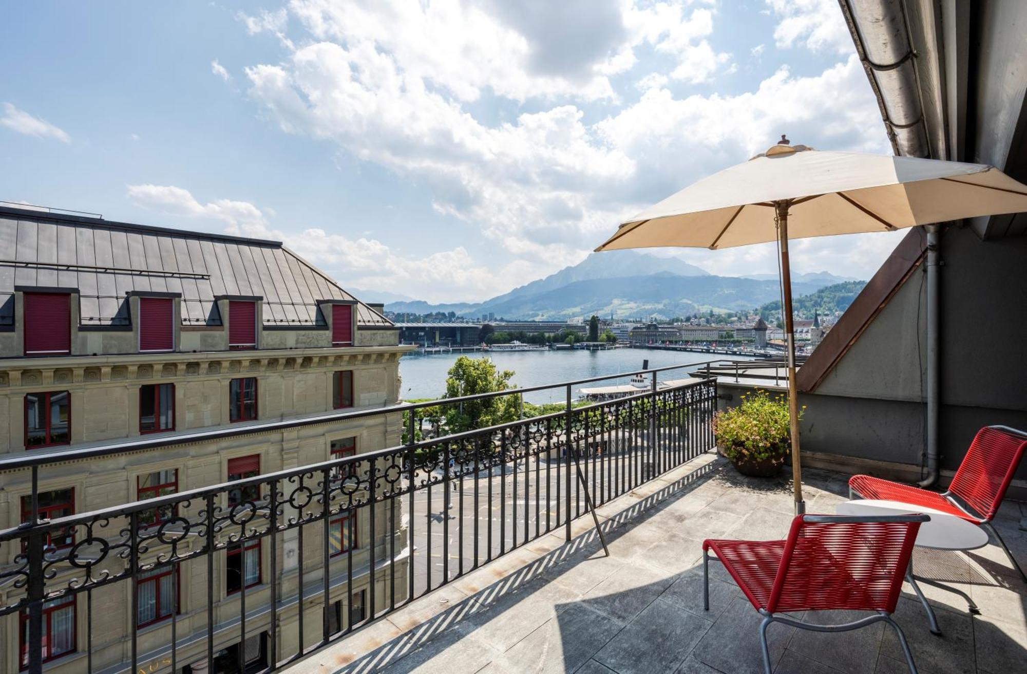 Hotel Rebstock Lucerne Extérieur photo